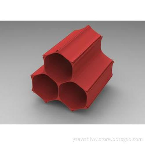 Custom 3 Bottle Honeycomb Red Wine Display Stands For Party